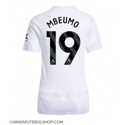 Camisa de time de futebol Manchester United Bryan Mbeumo #19 Replicas 2º Equipamento Feminina 2025-26 Manga Curta Camisa de time de futebol Manchester United Bryan Mbeumo #19 Replicas 2º Equipamento Feminina 2025-26 Manga Curta